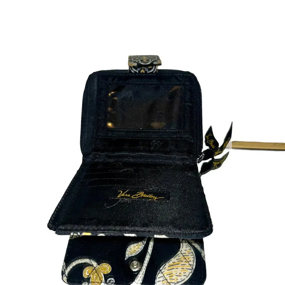 Vera Bradley bifold wallet in Yellow Bird retired pattern  #2 - Picture 5 of 7